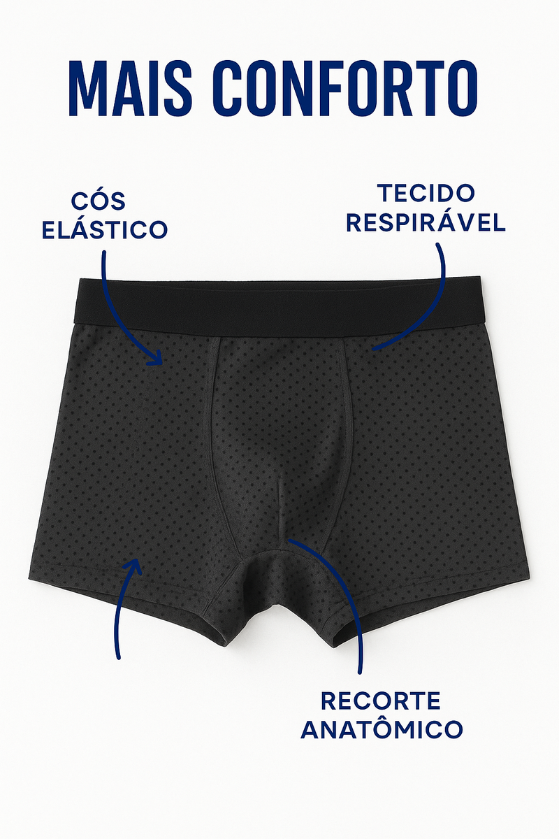 Pague 3 Leve 7 Cuecas + Frete Grátis